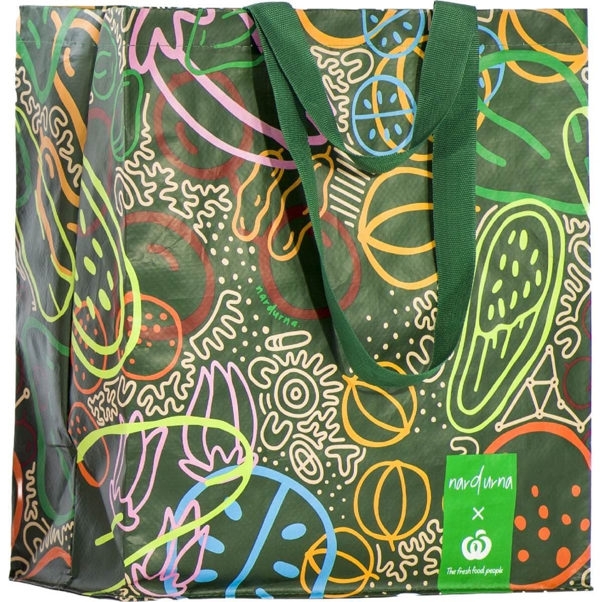 Woolworths Reusable Art Shopping Bag Assorted