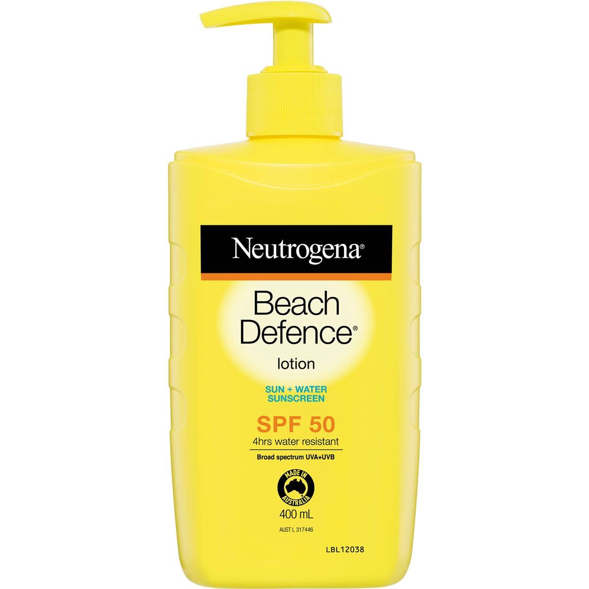 Neutrogena SPF 50 Beach Defence Sunscreen Lotion 400mL