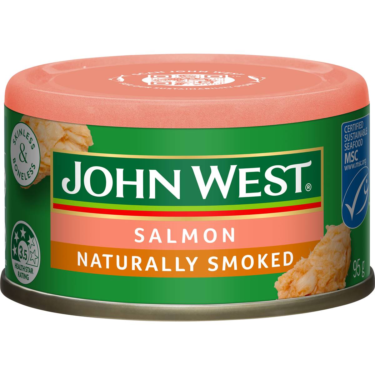 Calories in John West Salmon Tempters Naturally Smoked