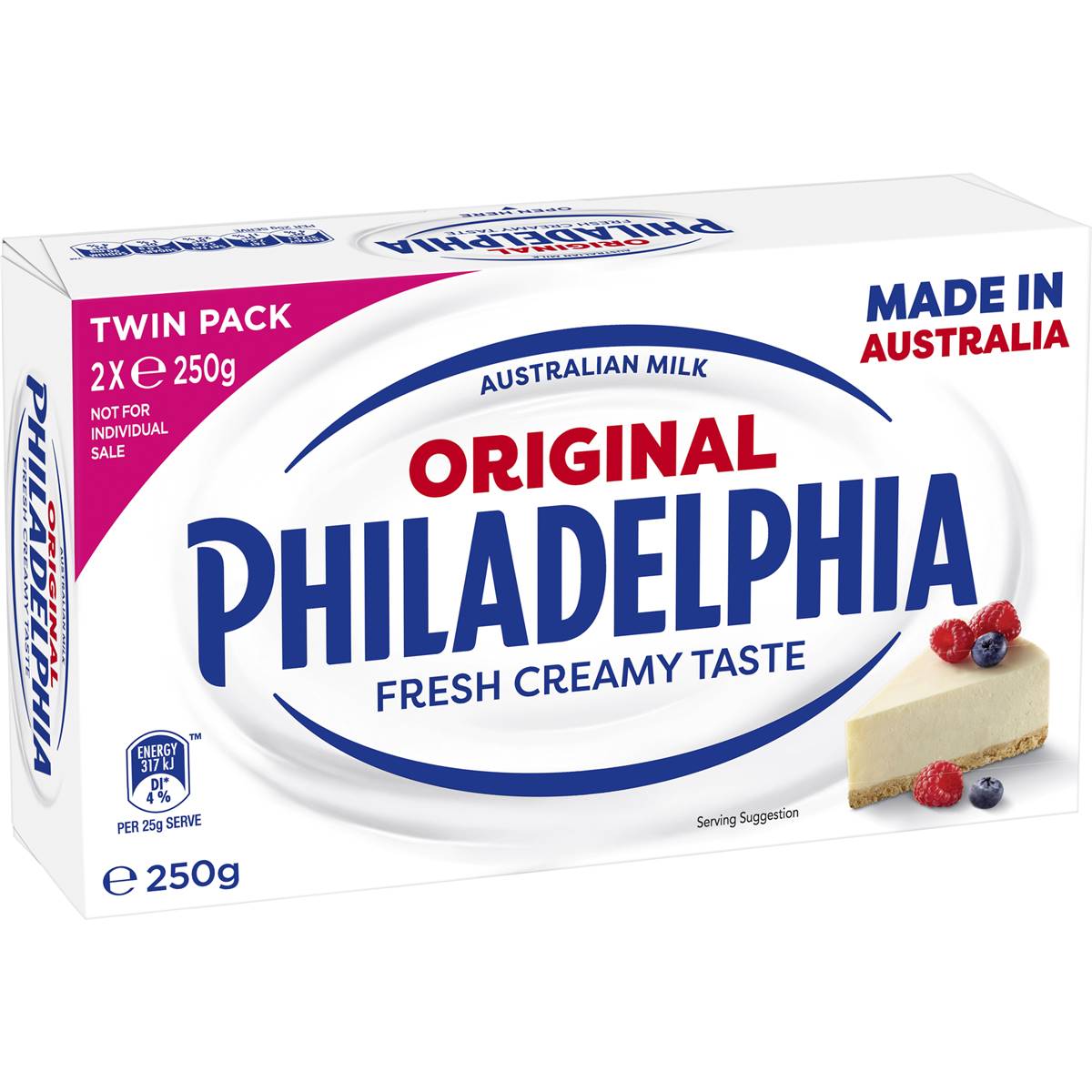 Calories in Philadelphia Cream Cheese Block Twin calcount
