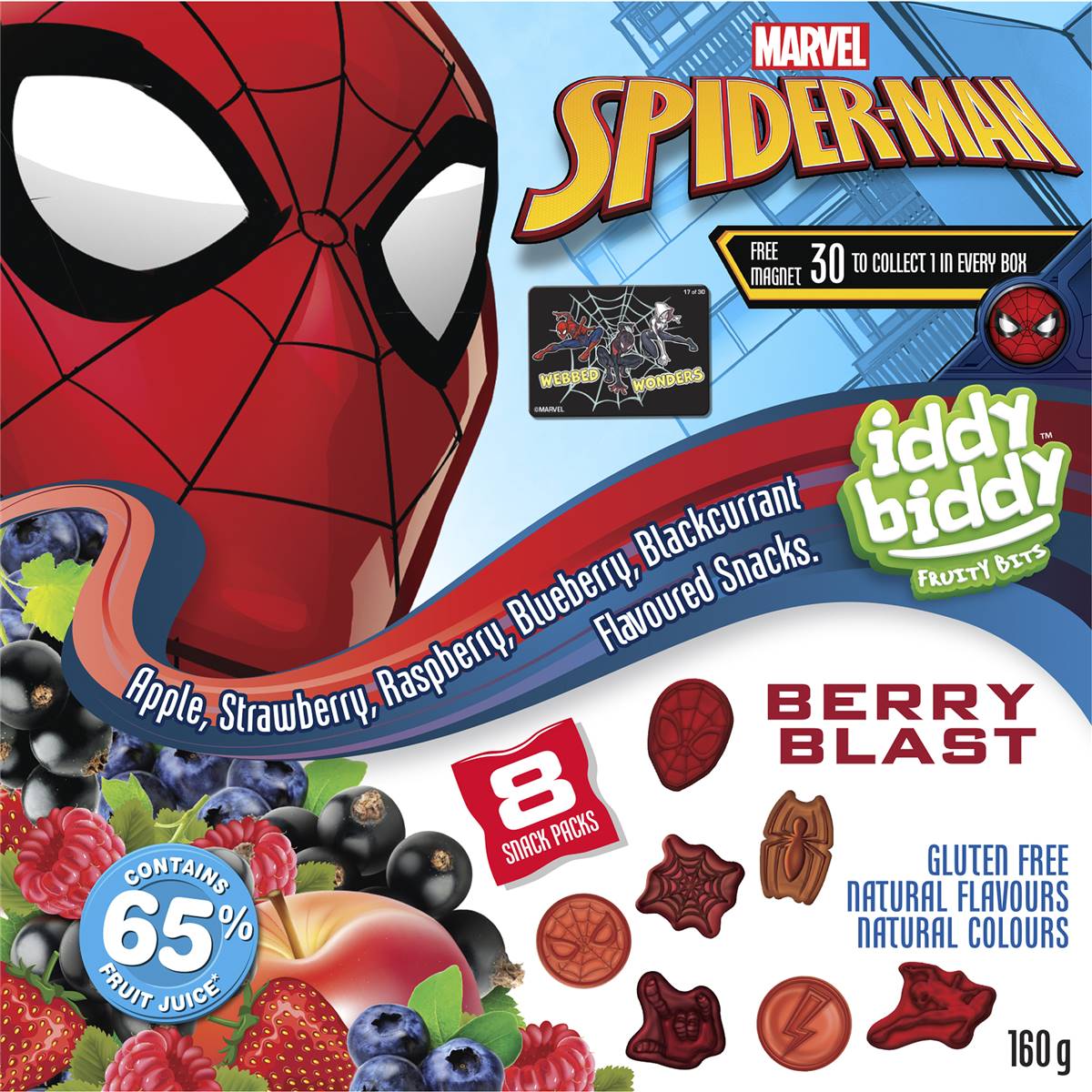 Calories in Iddy Biddy Avengers Fruit Snacks calcount