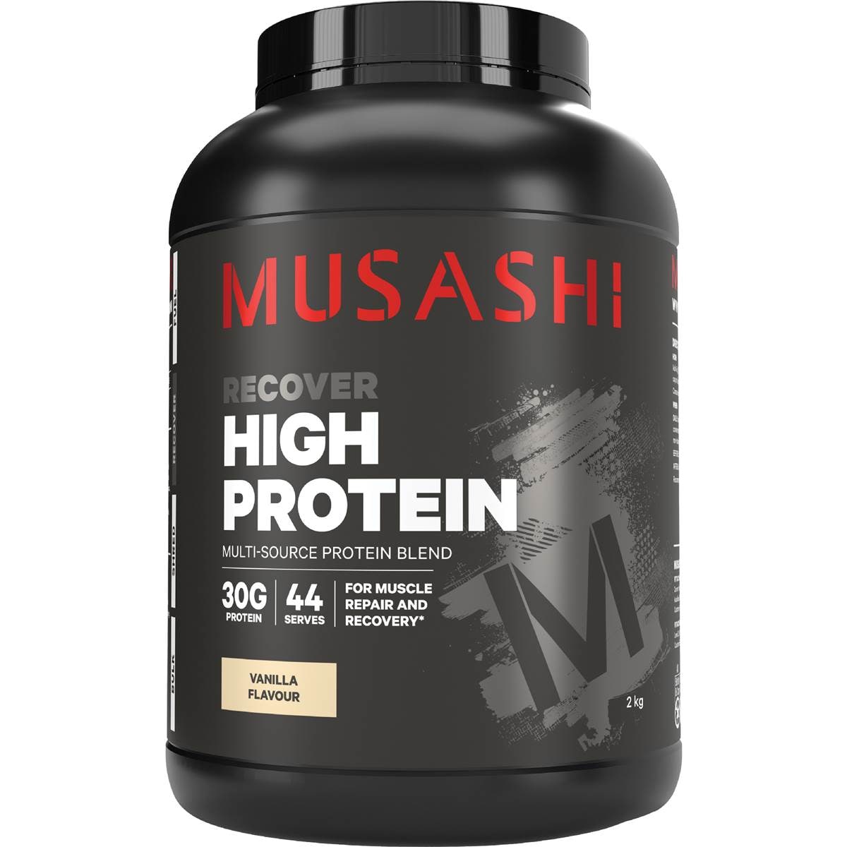 Musashi Recover High Protein Powder Vanilla