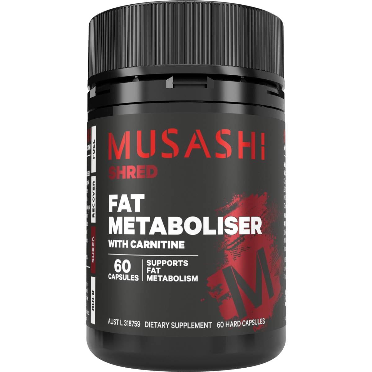 Musashi Fat Metaboliser With Carnitine 60 pack – Woolworths
