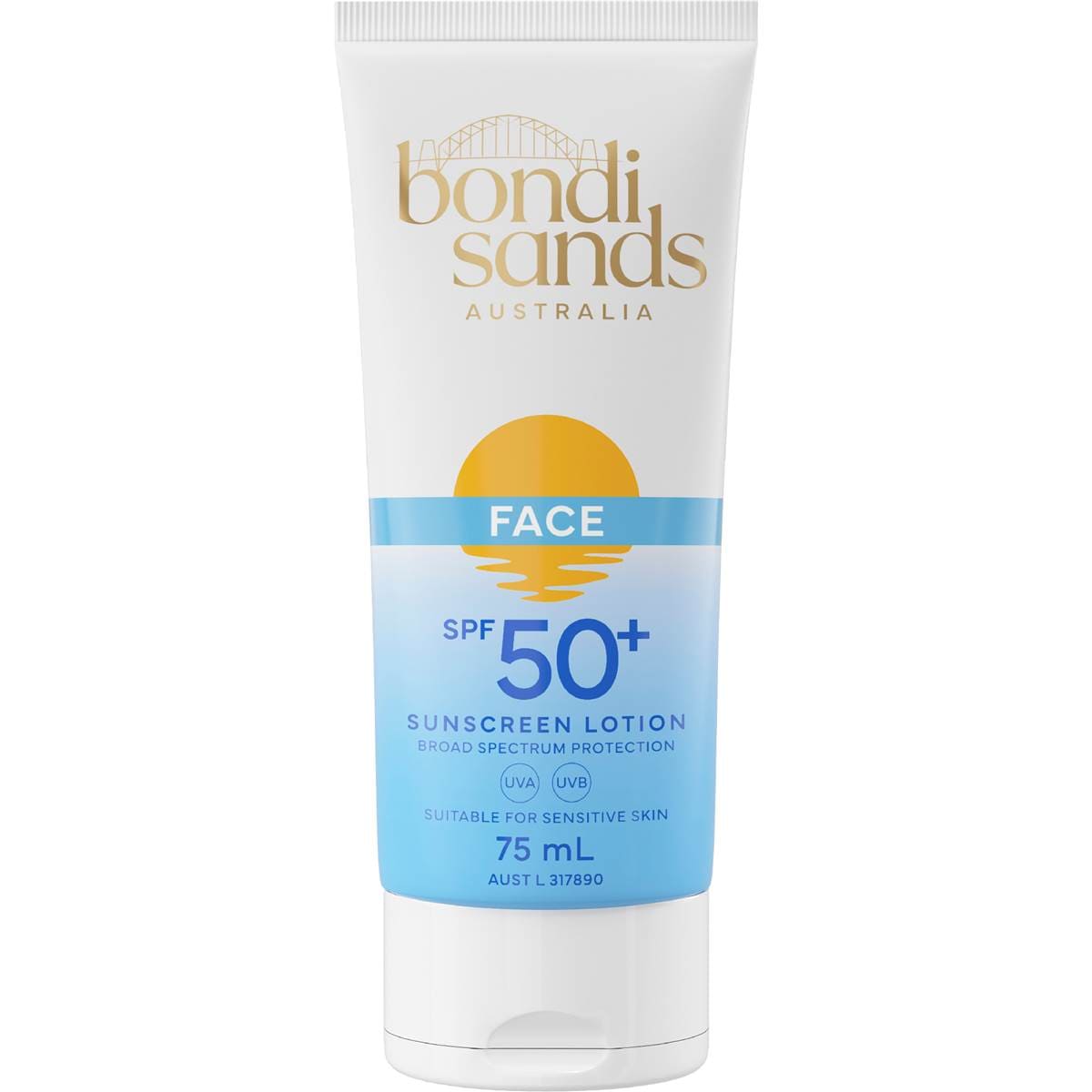 Bondi Sands Fragrance Free Face Lotion SPF 50+ 75mL