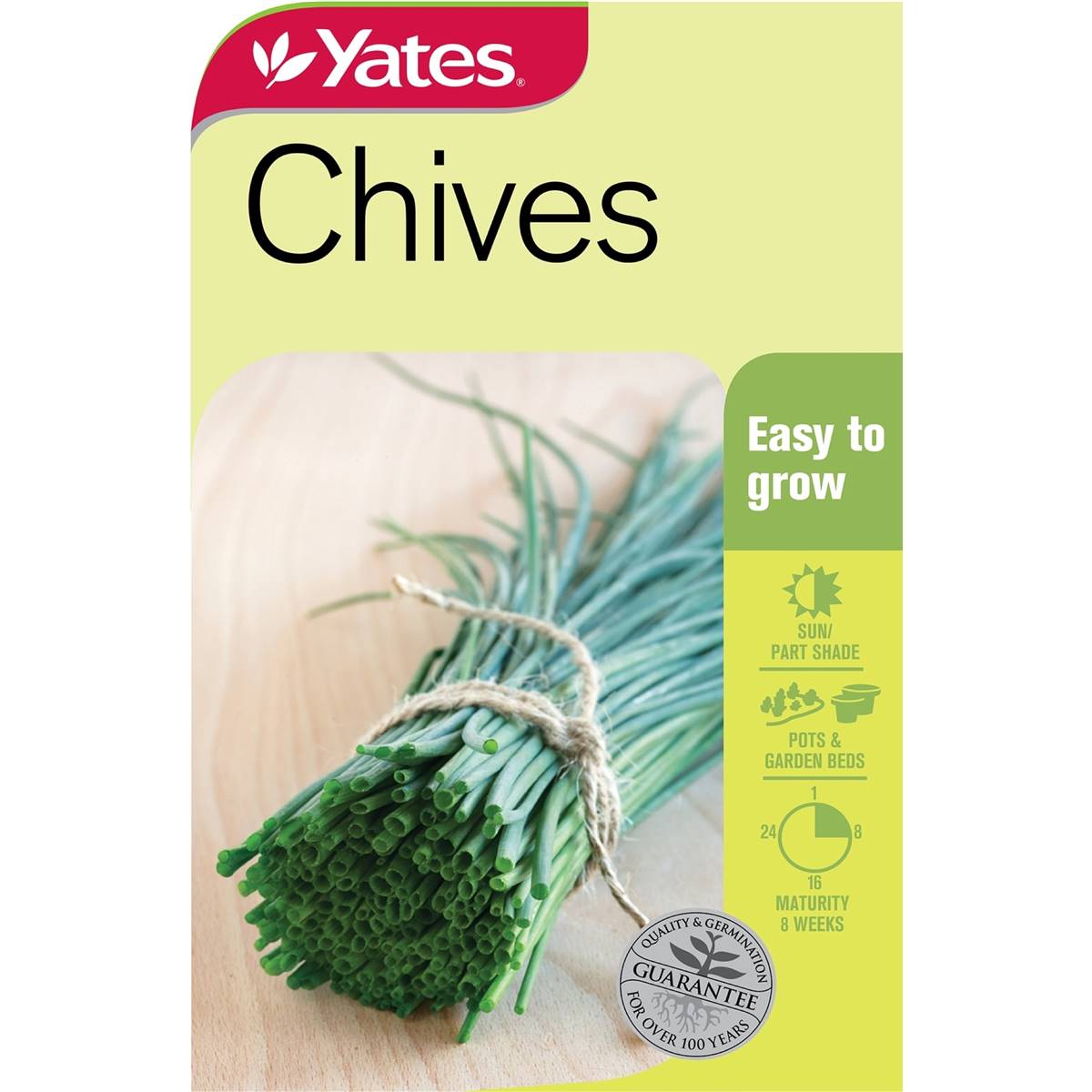Yates Chives Seeds each