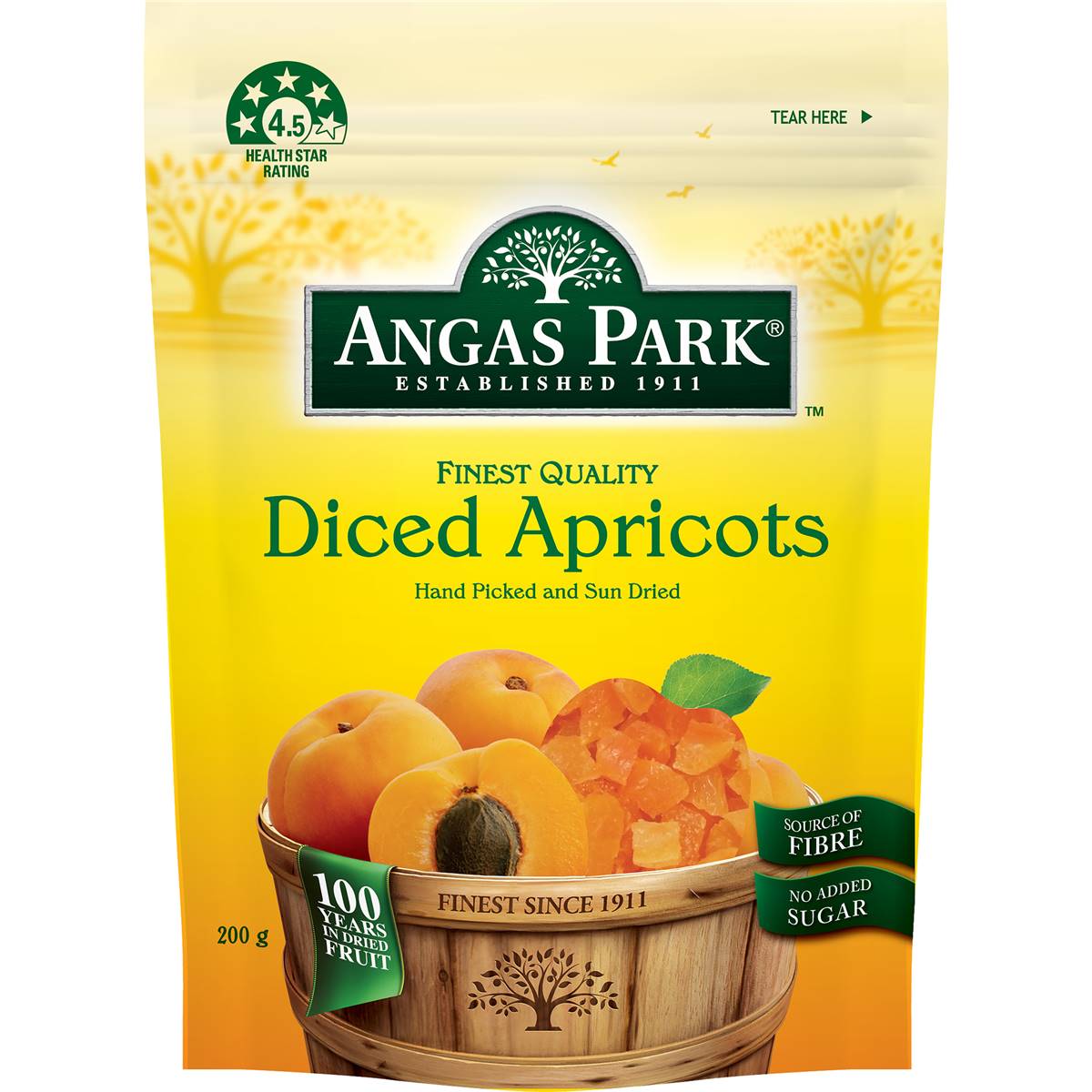Angas Park Apricot Diced