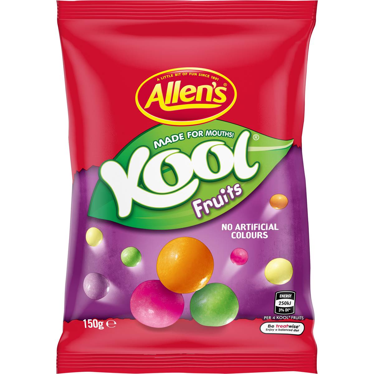 Calories in Allen's Kool Fruits