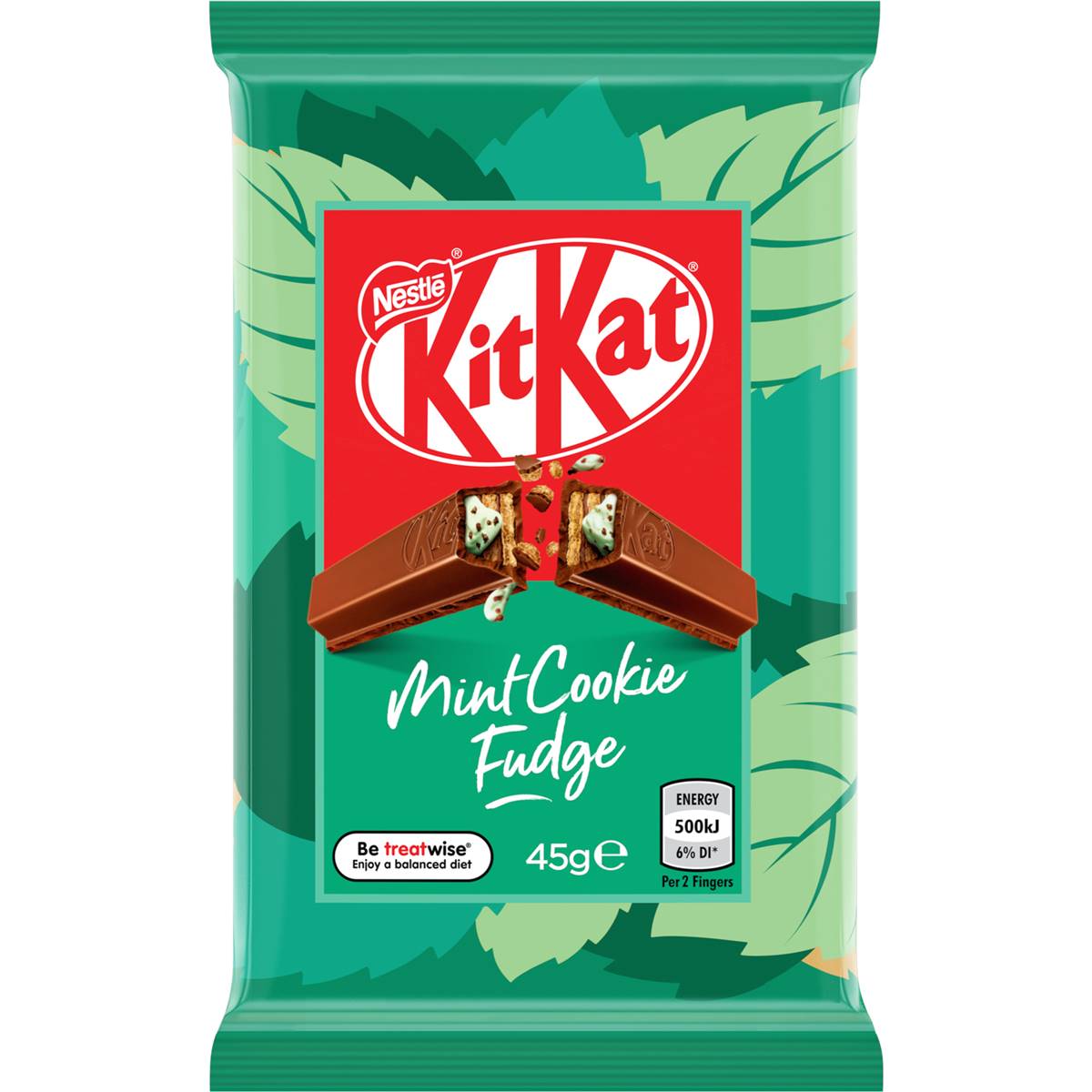 Calories In Nestle Kitkat Mint Chocolate Fudge Calcount