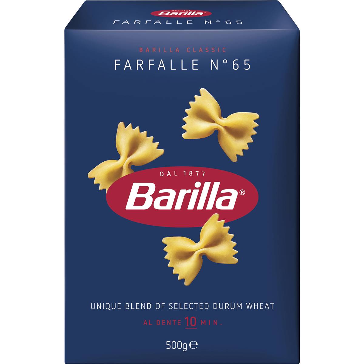 Calories in Barilla Pasta Farfalle Farfalle Pasta No 65