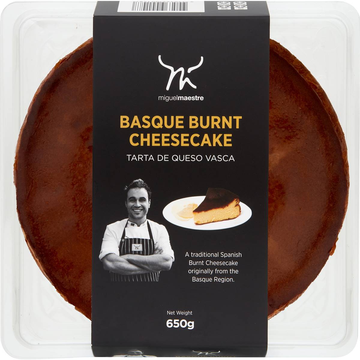 Miguel Maestre Basque Burnt Cheesecake 650g