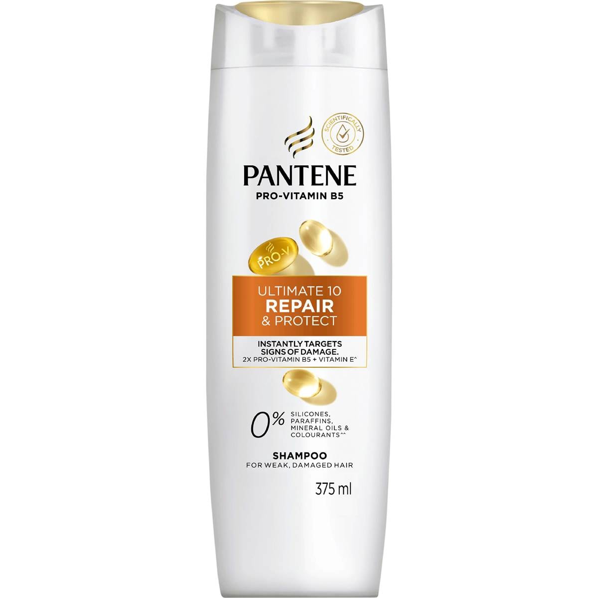 Pantene Ultimate 10 Repair & Protect Shampoo for Damage 375mL