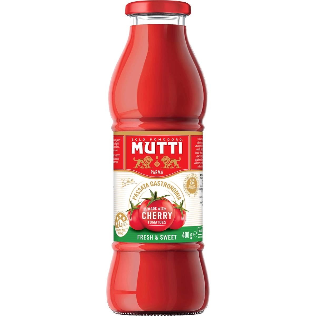 Mutti Cherry Tomato Passata Puree Gastronomia 400g