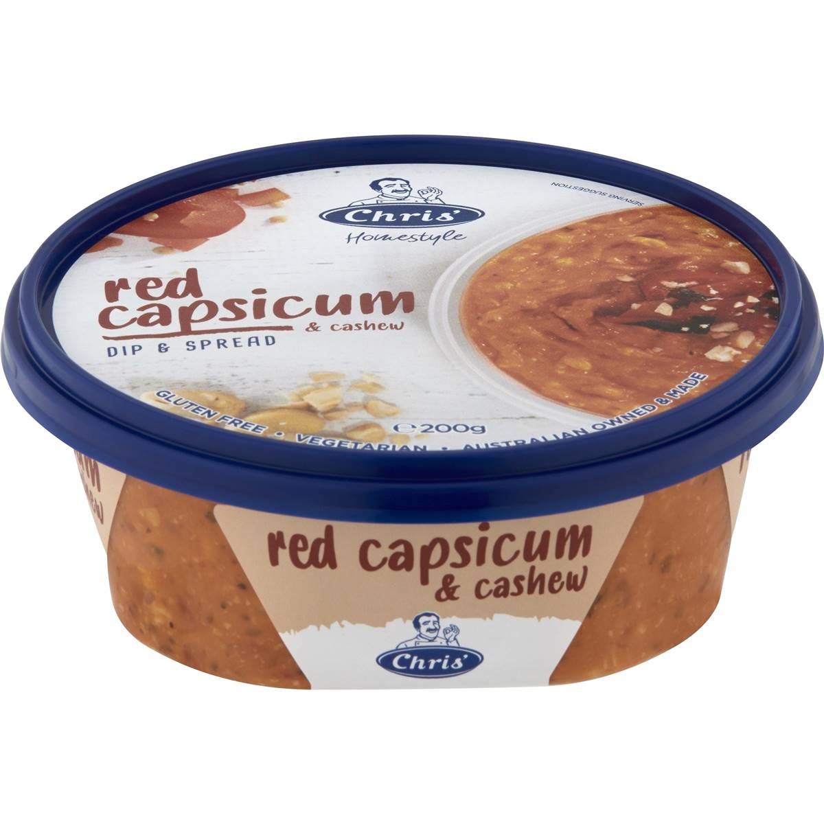 Calories in Chris' Red Capsicum & Cashew Dip & Spread