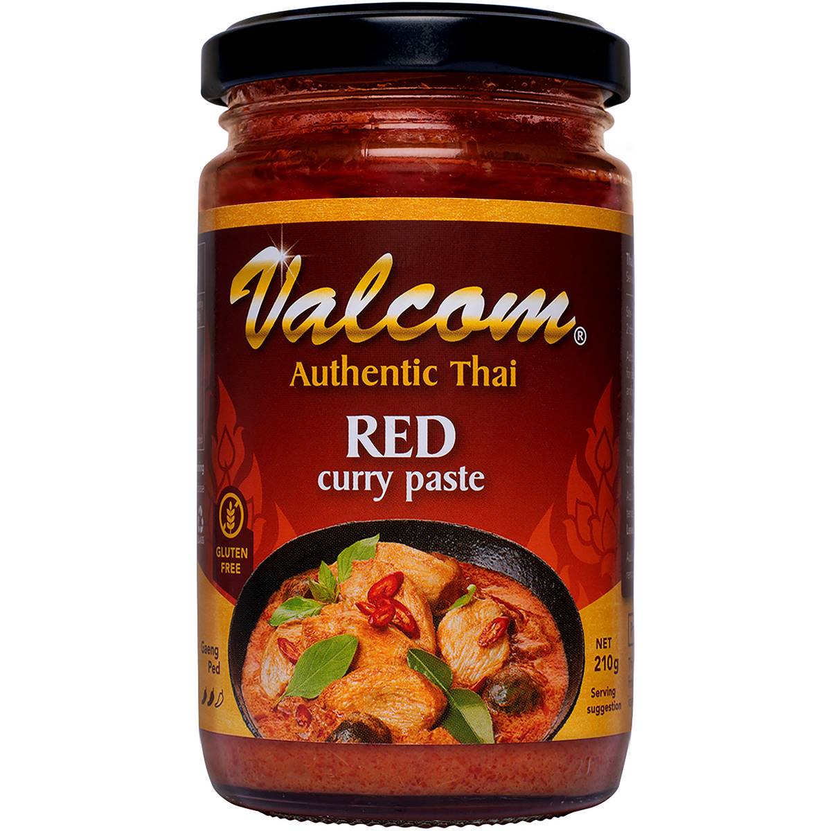 whats in red curry paste