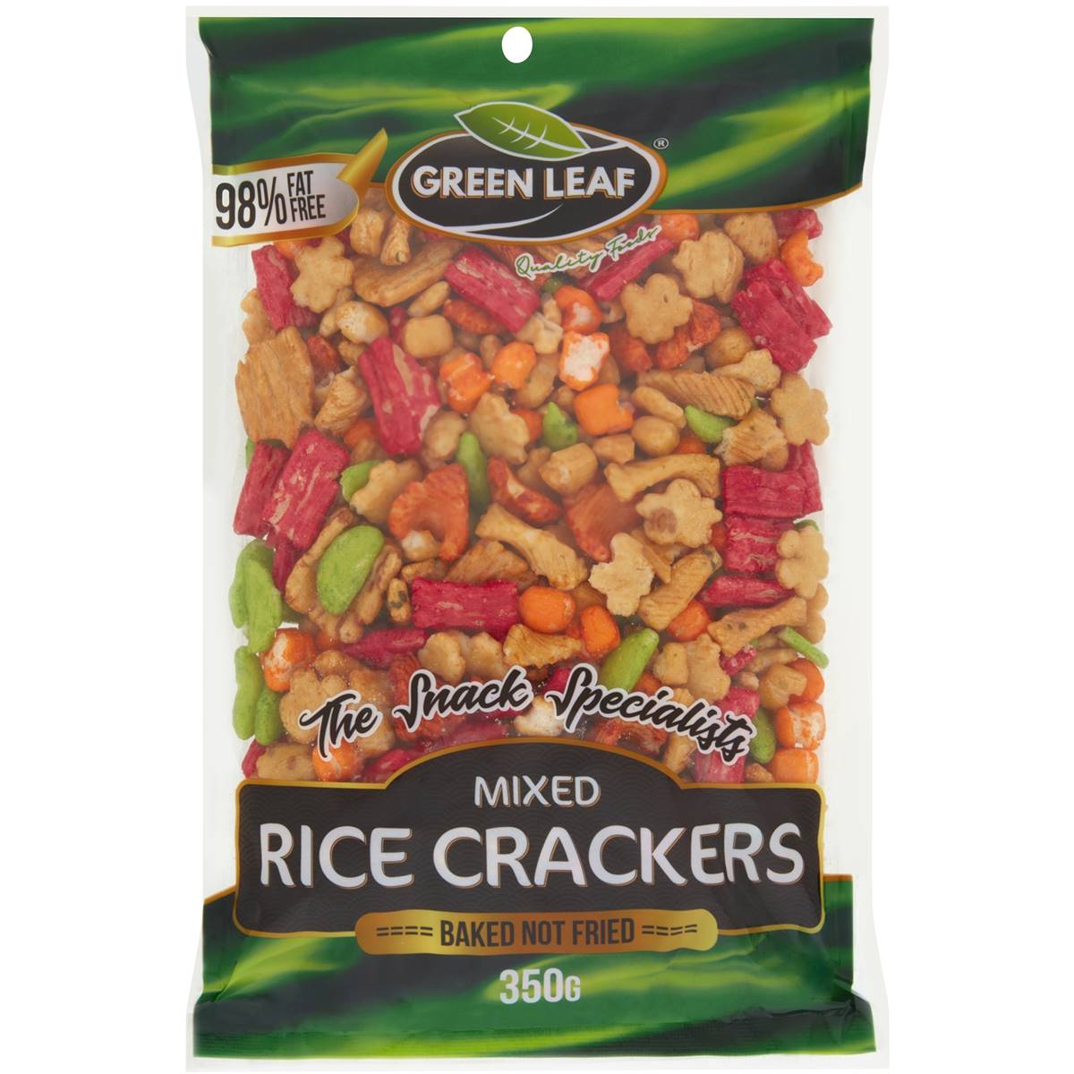 Calories in Green Leaf Mixed Rice Crackers calcount