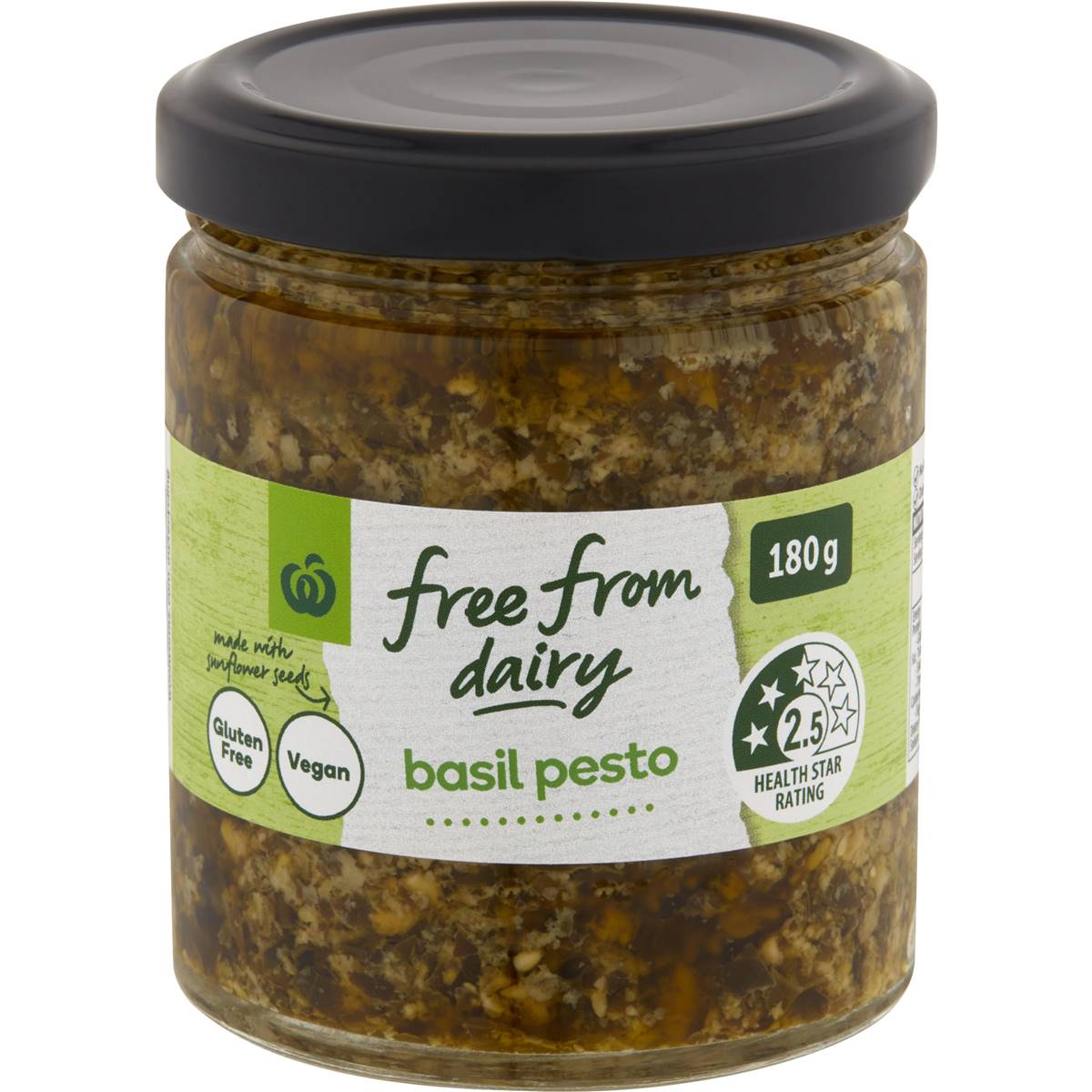 Calories in Woolworths Free From Dairy Basil Pesto