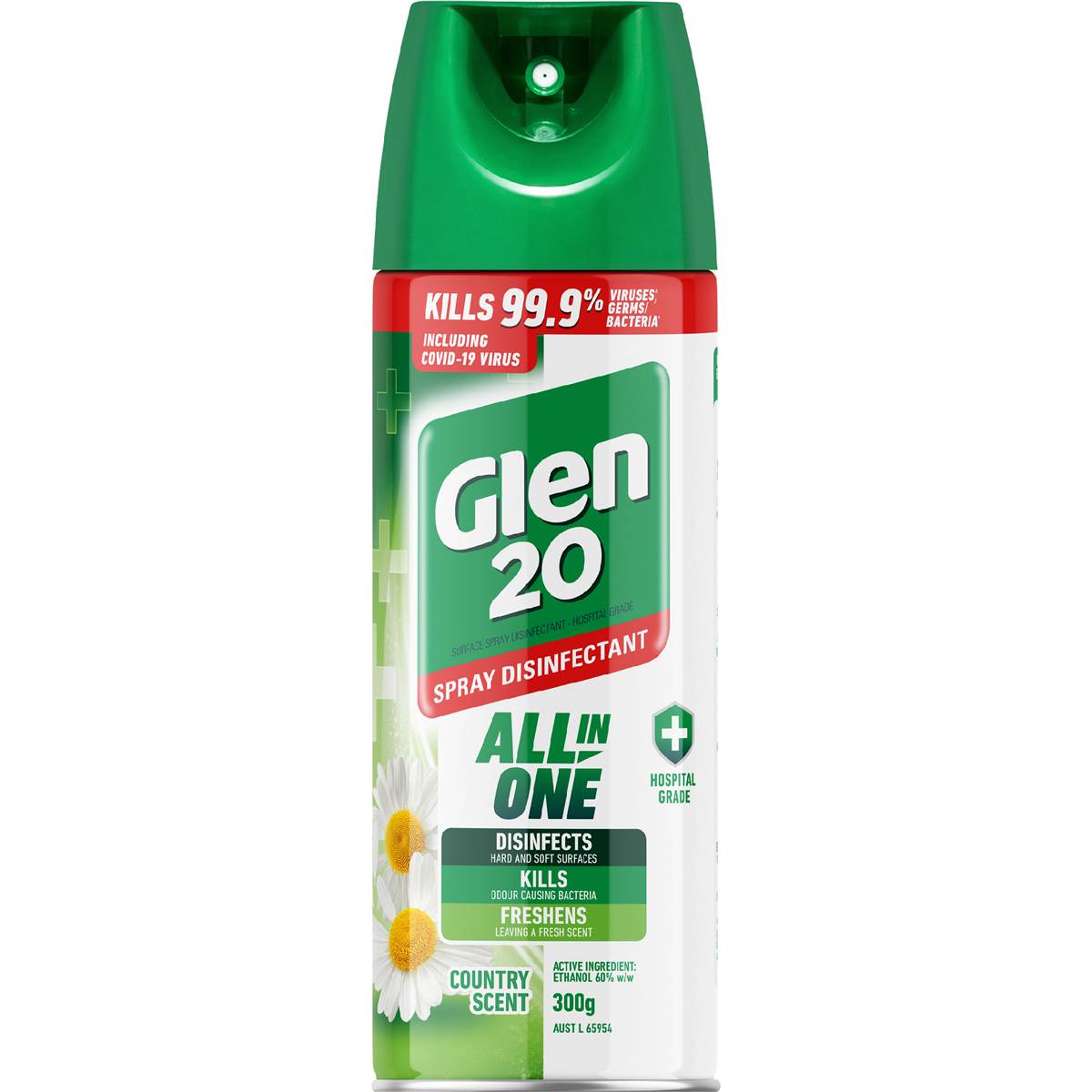 Glen 20 All In One Country Scent Disinfectant Spray 300g