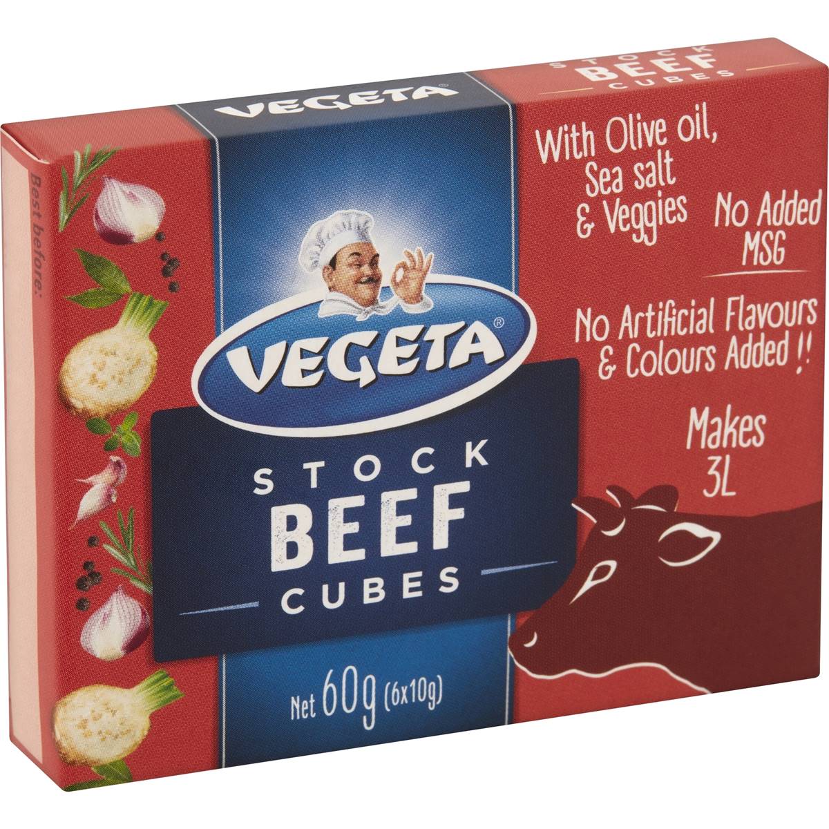Calories in Vegeta Beef Stock Cubes