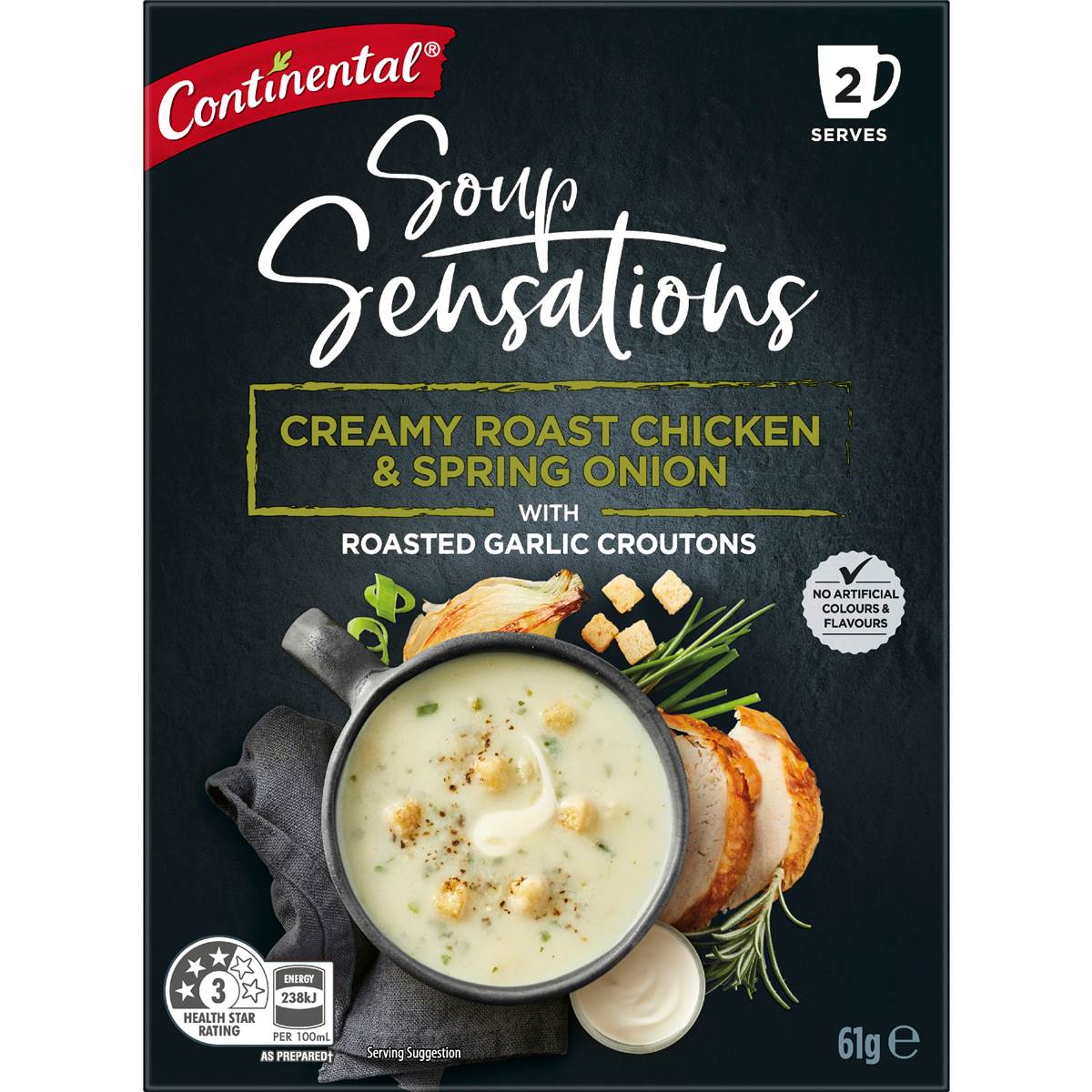Continental Soup Sensations Creamy Roast Chicken & Spring Onion 61g