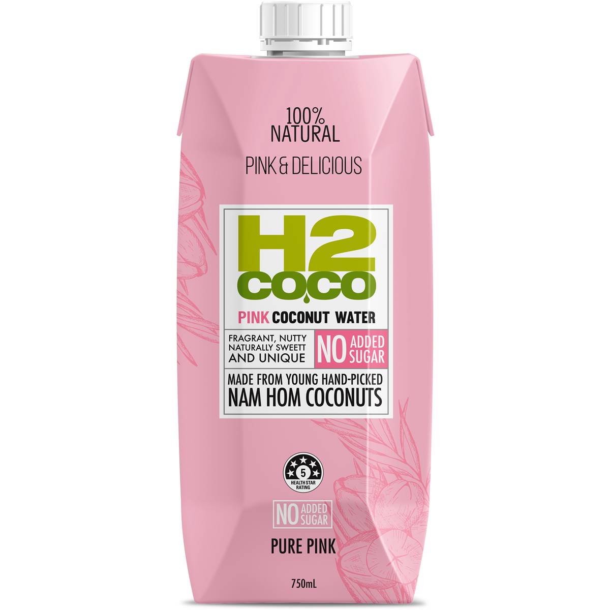 Calories In H Coco Natural Pure Coconut Water Calcount