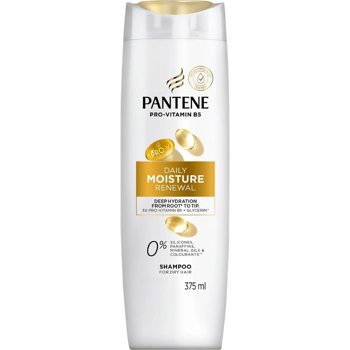 Pantene Pro-V Smooth & Sleek Shampoo for Frizzy Hair 375mL