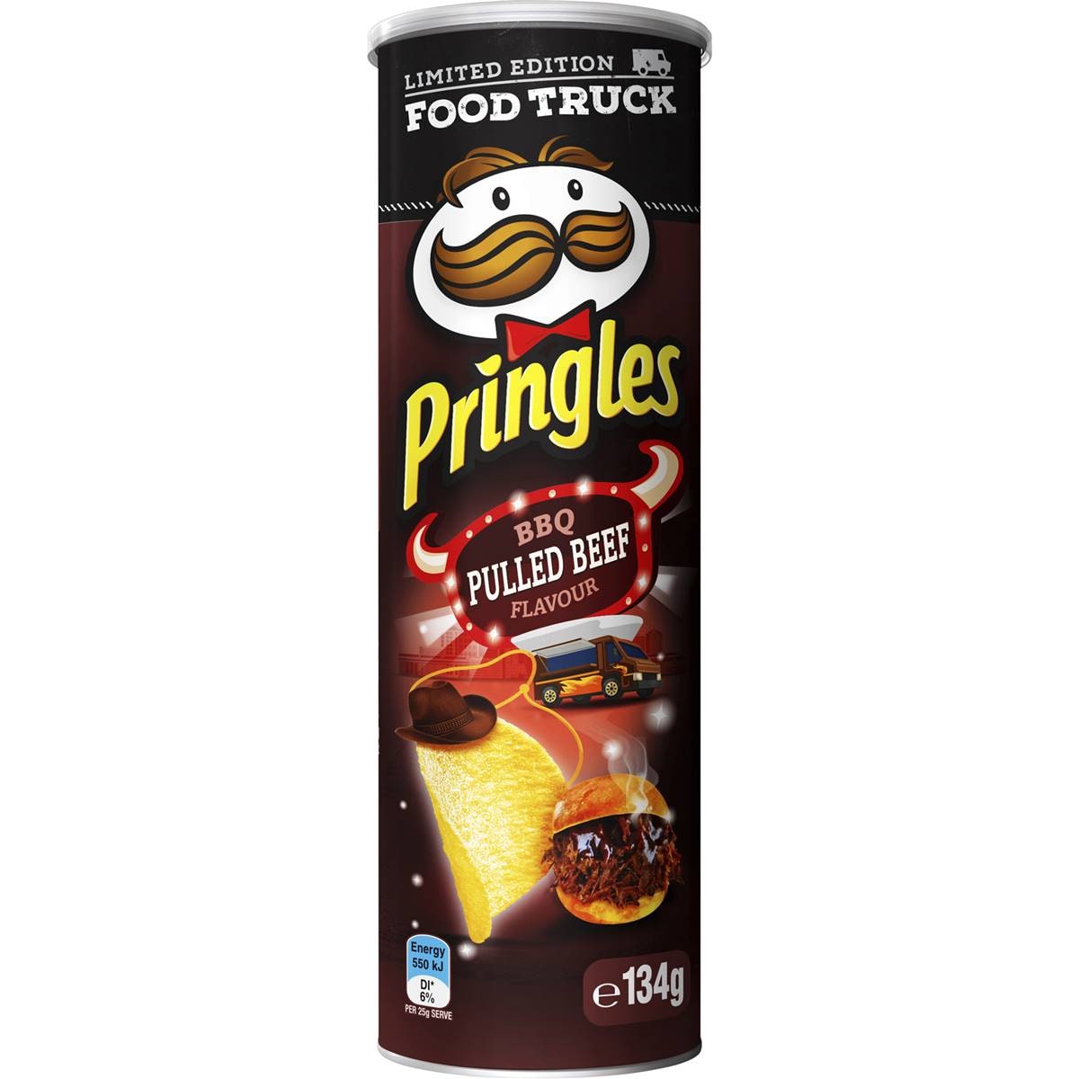 Calories in Pringles Bbq Pulled Beef Flavour Stacked Potato Chips calcount