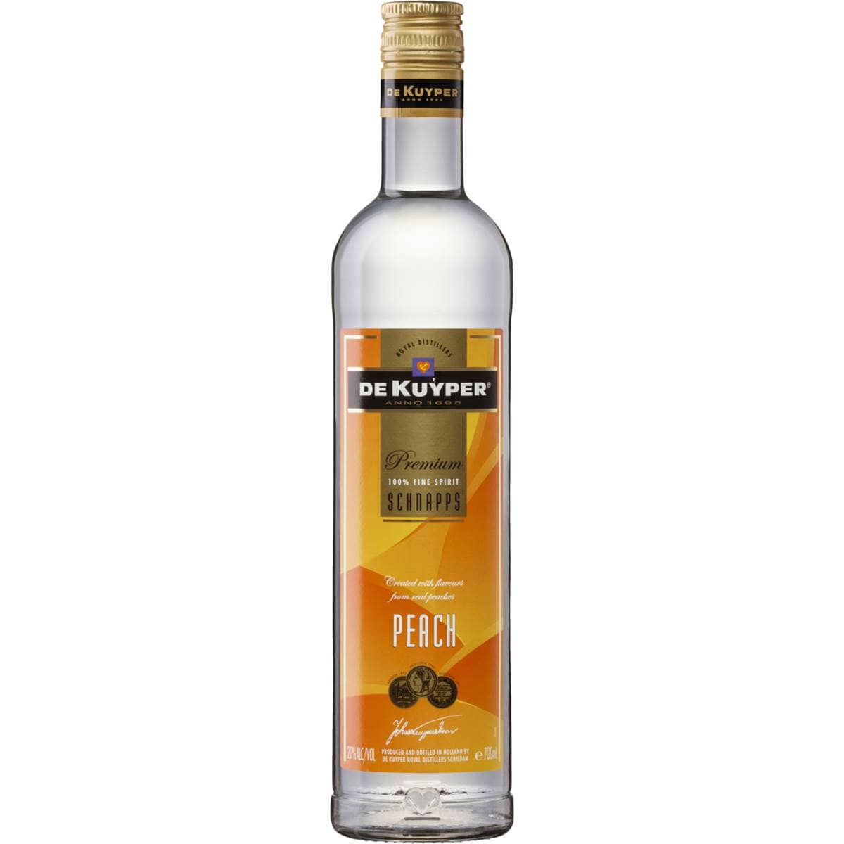 Calories in De Kuyper Peach Schnapps calcount