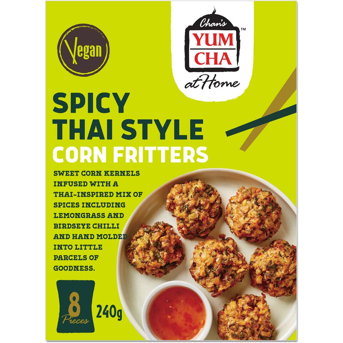 Calories in Chan's Yum Cha Spicy Thai Style Corn Fritters