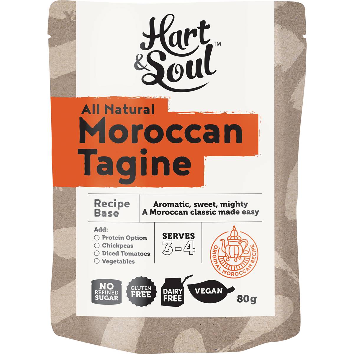 Calories in Hart & Soul All Natural Moroccan Tagine Recipe Base