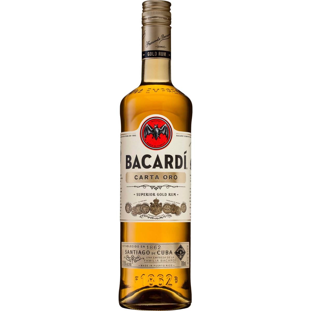 Calories in Bacardi Gold Rum calcount