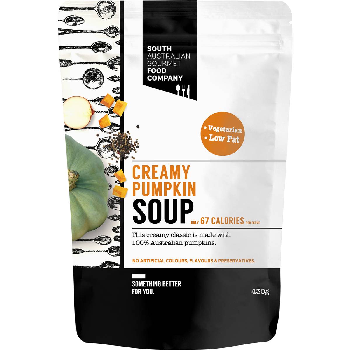 South Australian Gourmet Food Company Creamy Pumpkin Soup Pouch