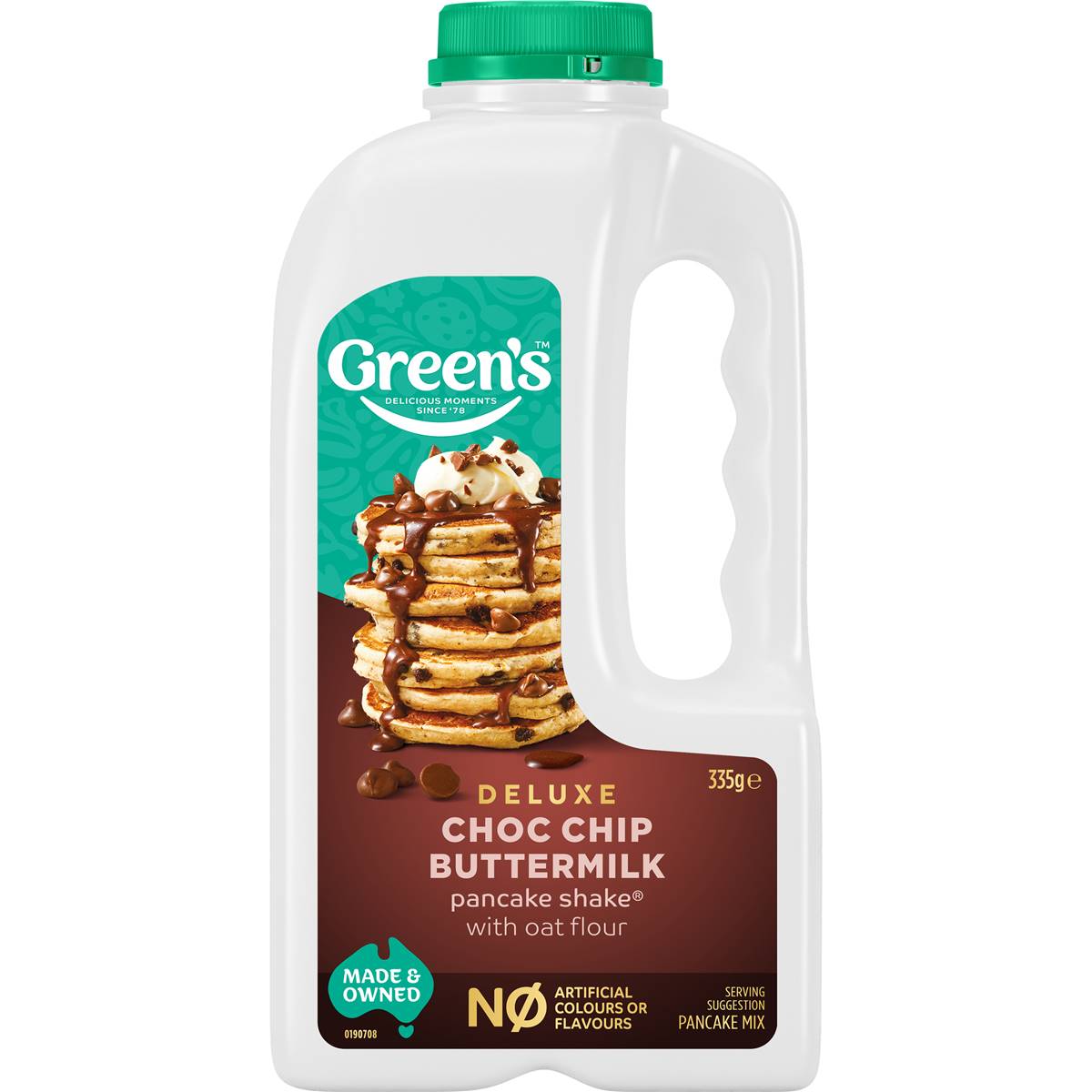 Green's Temptations Choc Chip Buttermilk Pancake Shake