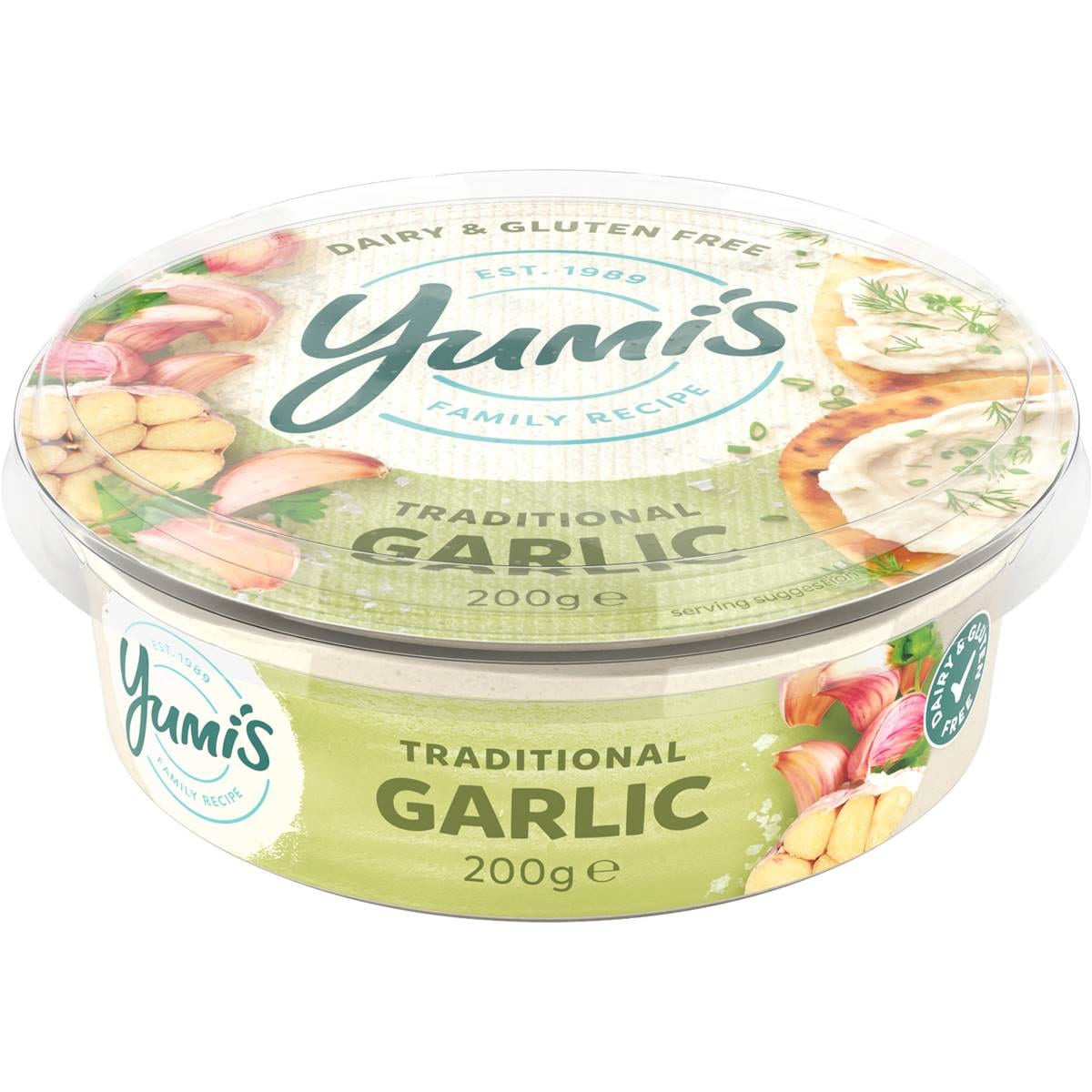 399 calories in Yumi's Traditional Garlic Dip (100g) calcount