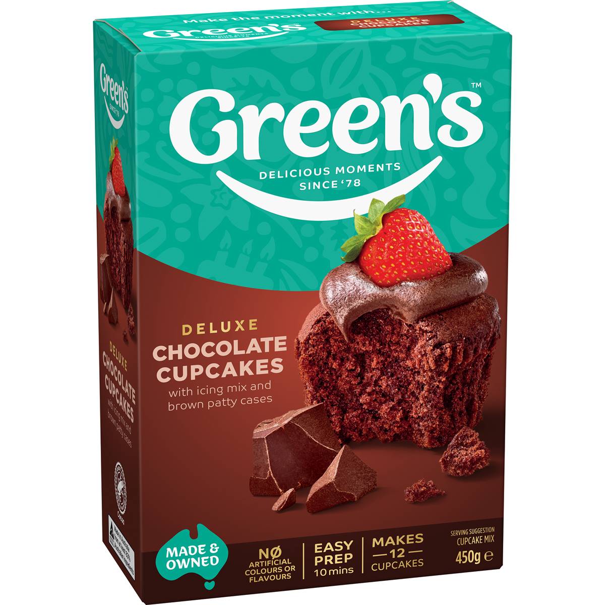 Green's Deluxe Chocolate Cupcake Mix