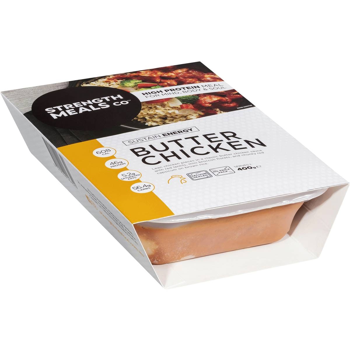 Calories in Strength Meals Co Butter Chicken Calorie Counter Australia