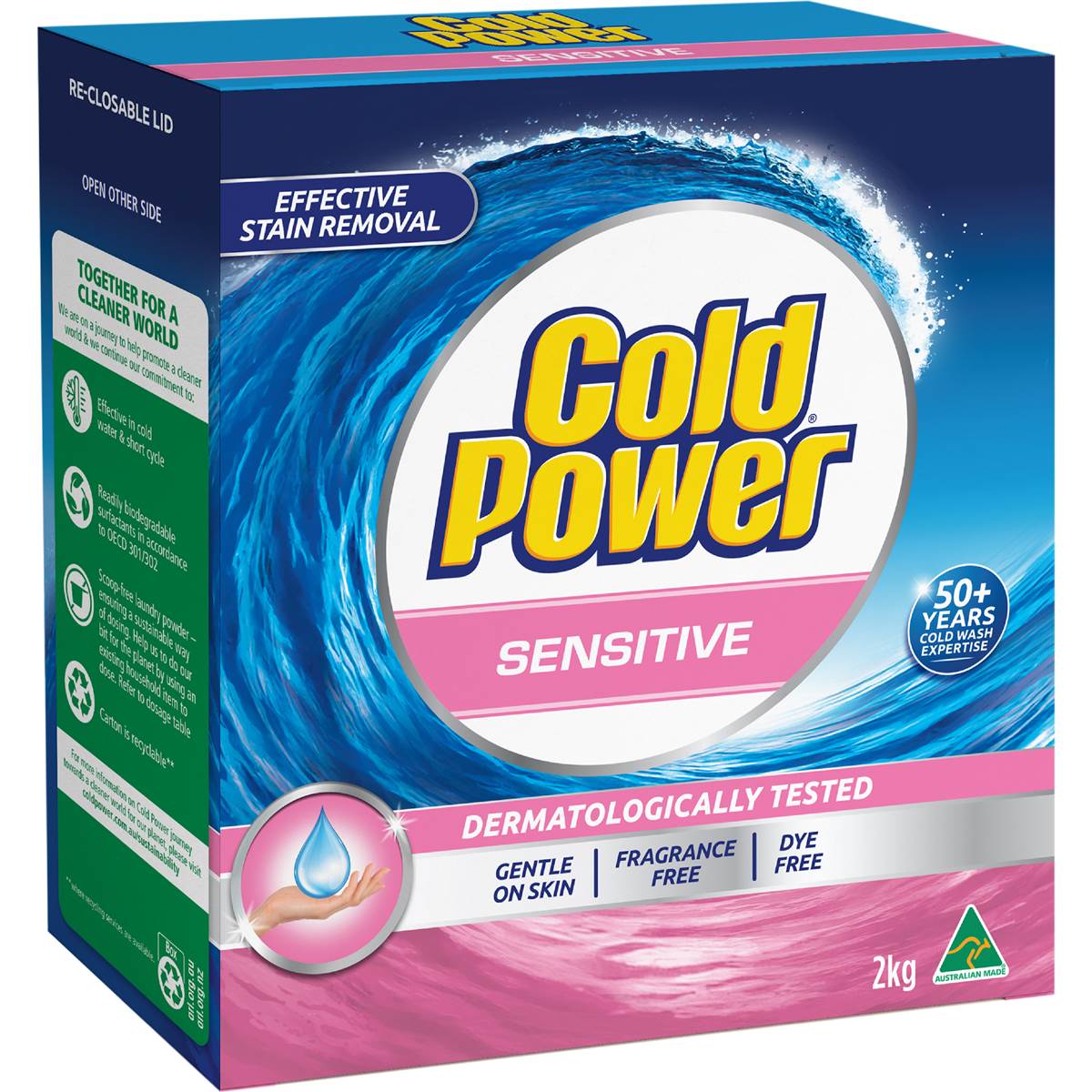 Cold Power Sensitive Clean Laundry Washing Powder 2kg