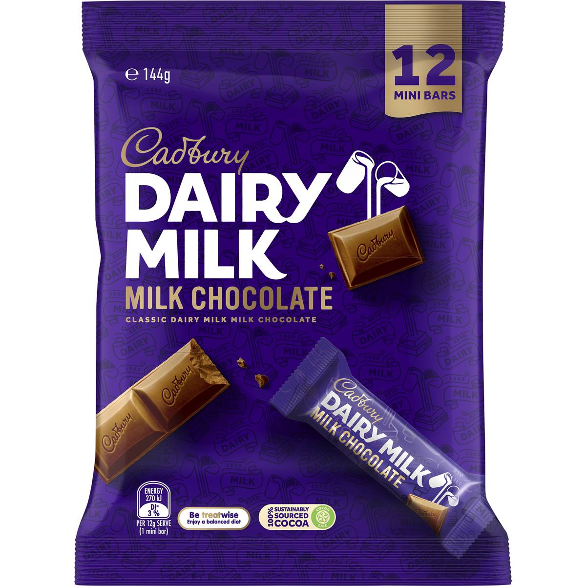 Calories in Cadbury Dairy Milk Share Pack calcount