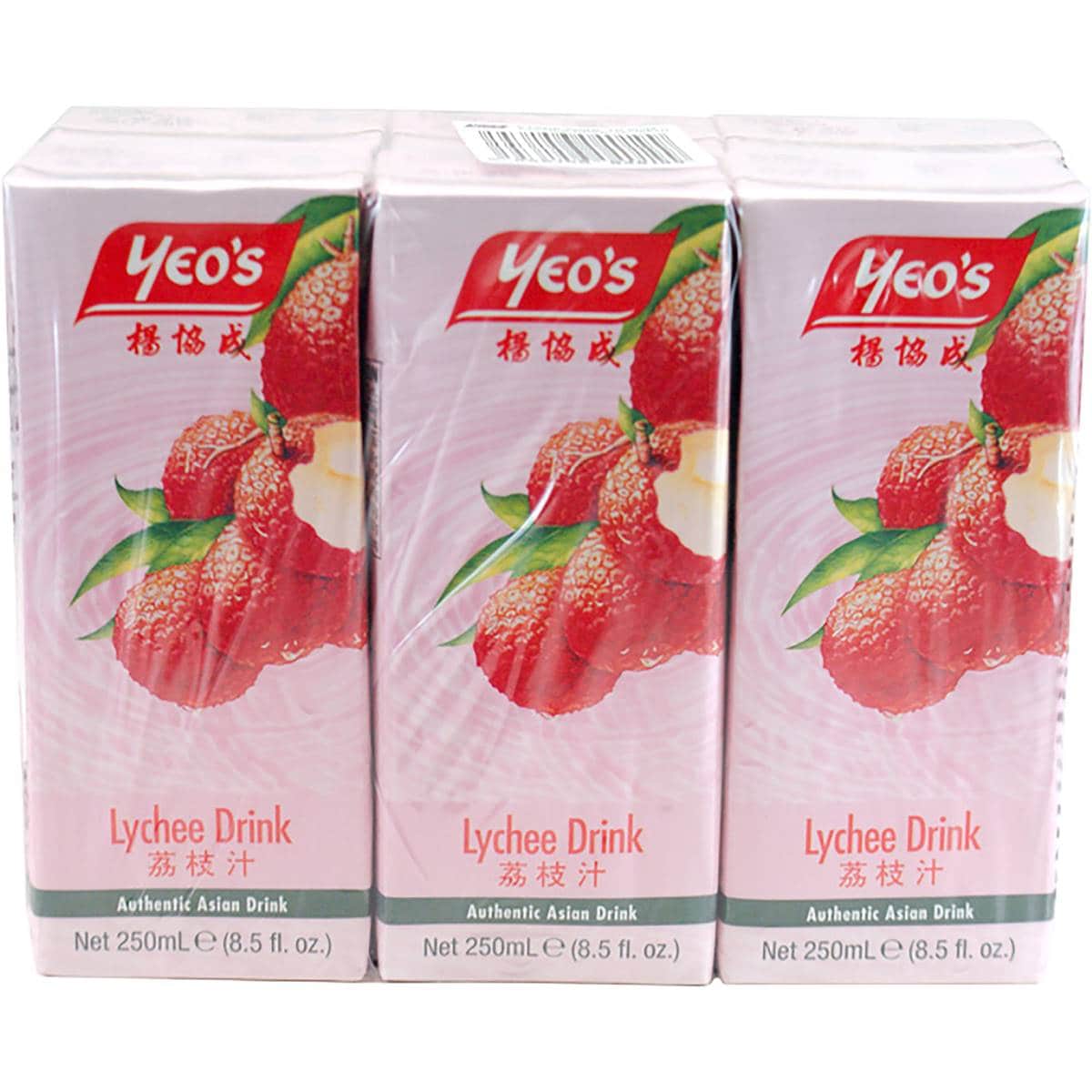 Calories in Yeo's Drink Lychee Calorie Counter Australia