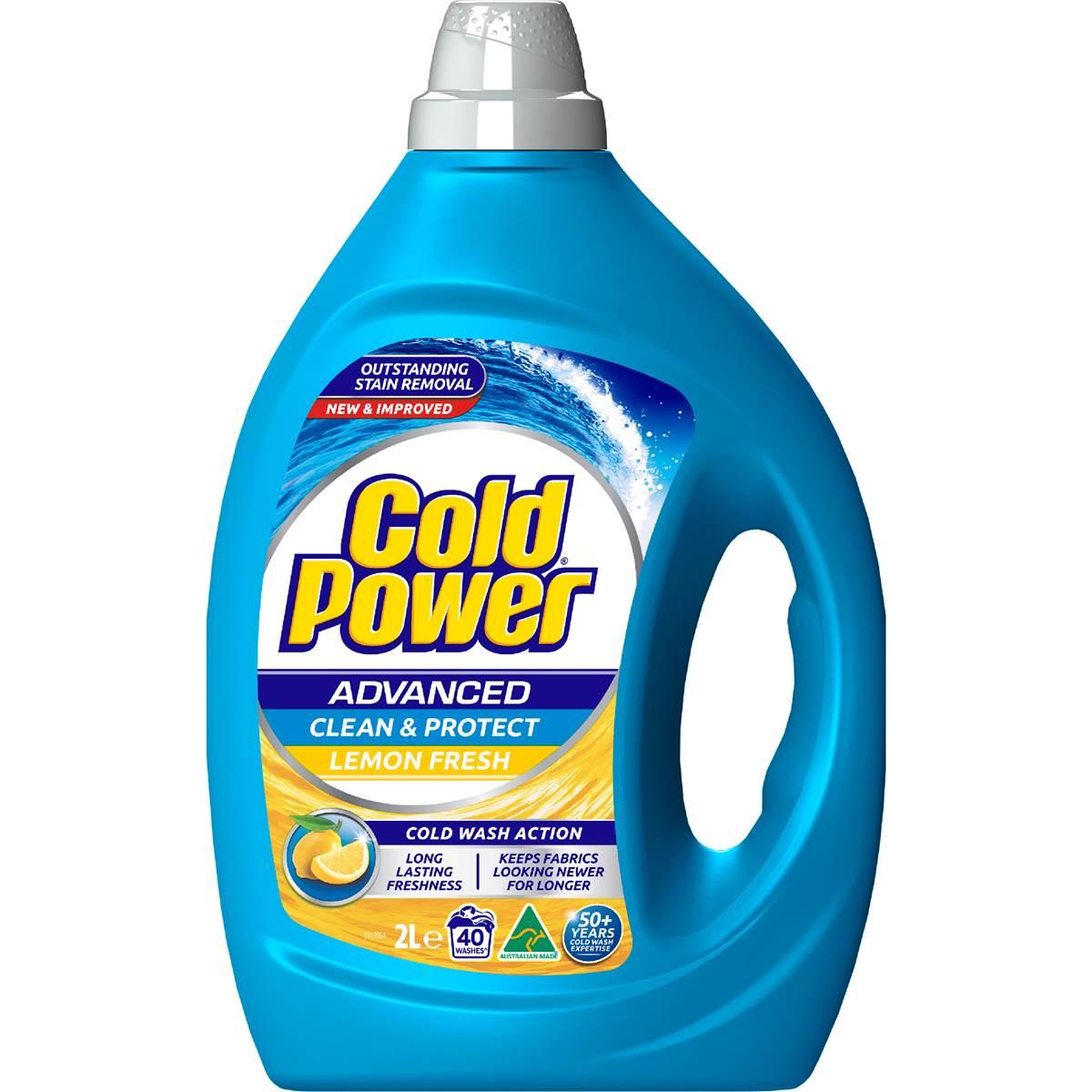 Cold Power Advanced Clean Lemon Laundry Liquid 2L