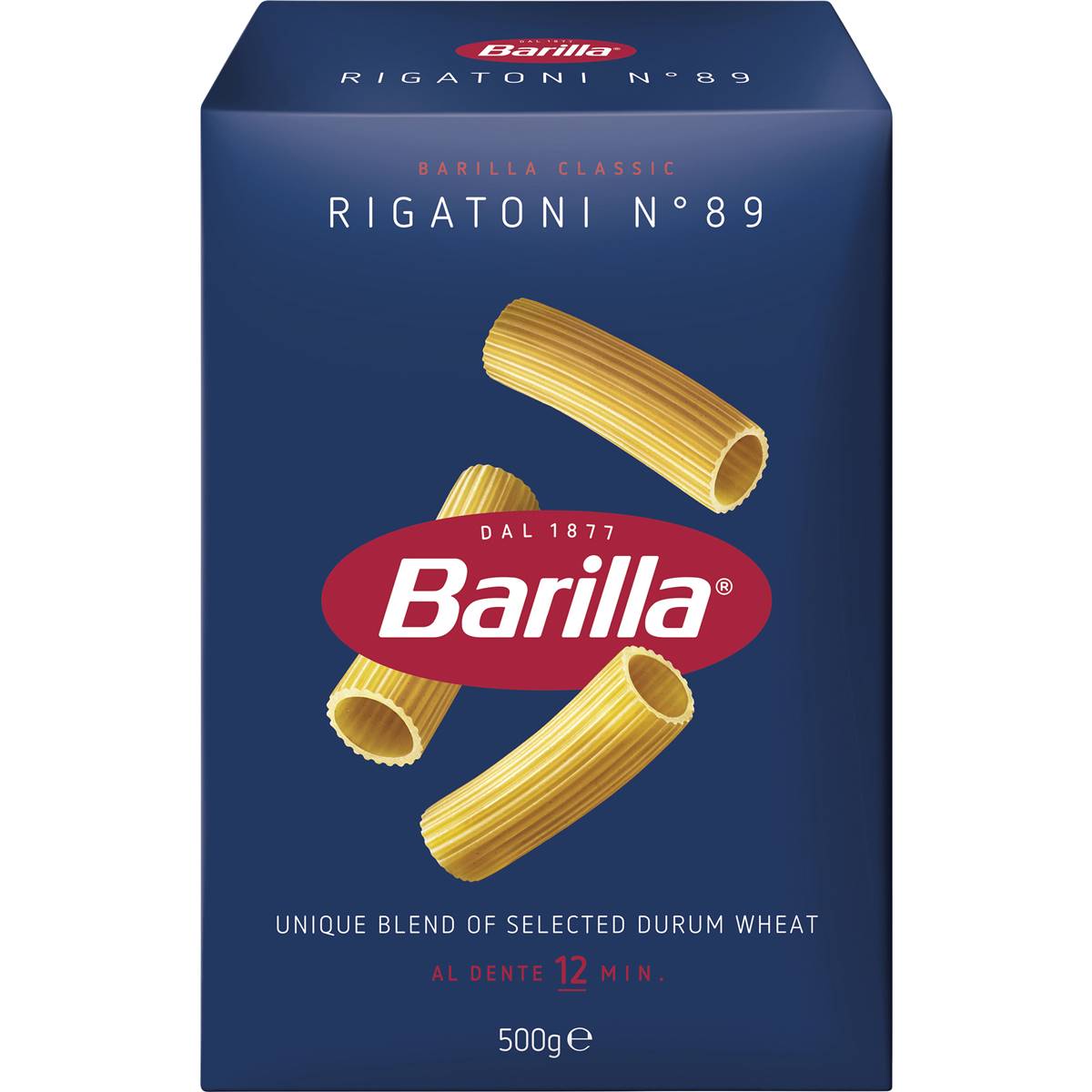 Calories in Barilla Pasta Rigatoni Pasta No 89
