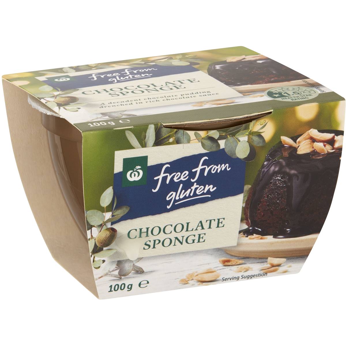 Calories in Woolworths Free From Gluten Chocolate Pudding