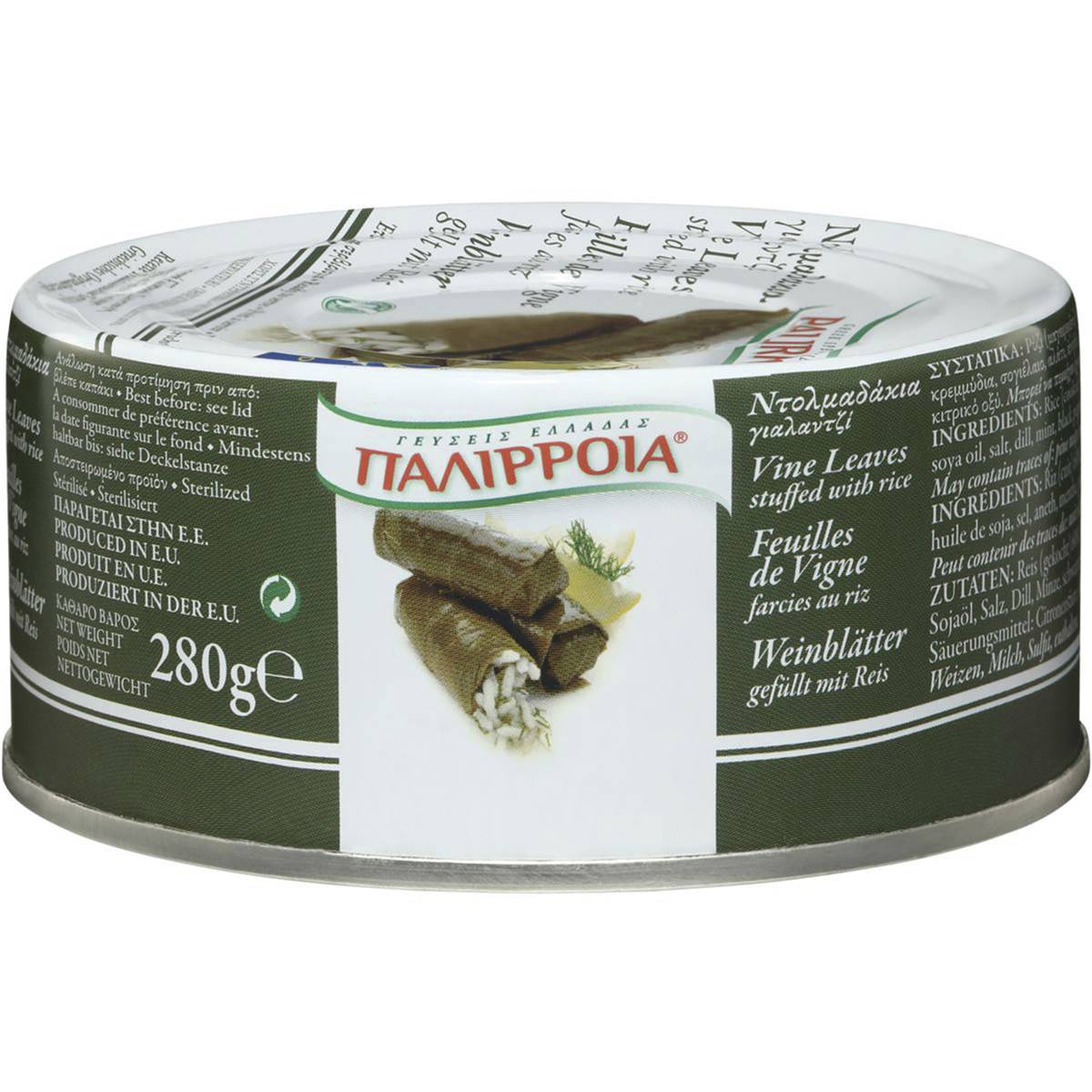 Calories in Palirria European Stuffed Vine Leaves calcount
