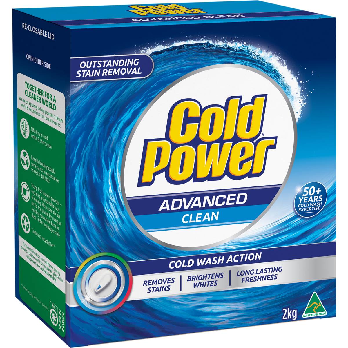 Cold Power Advanced Clean Laundry Washing Powder 2kg