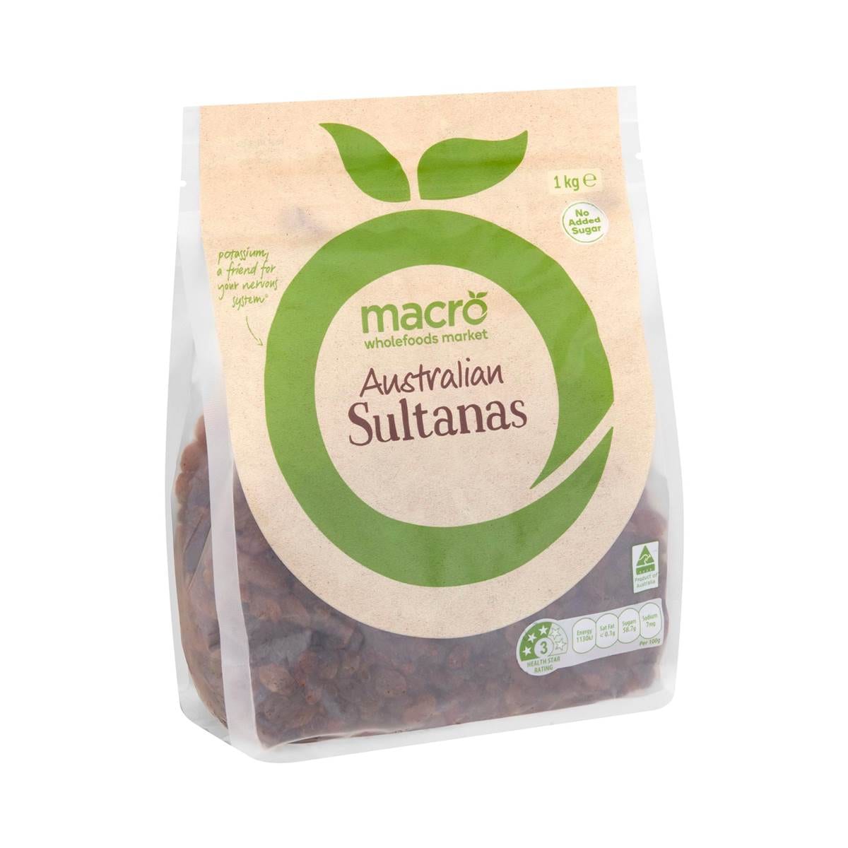 Macro Australian Sultanas