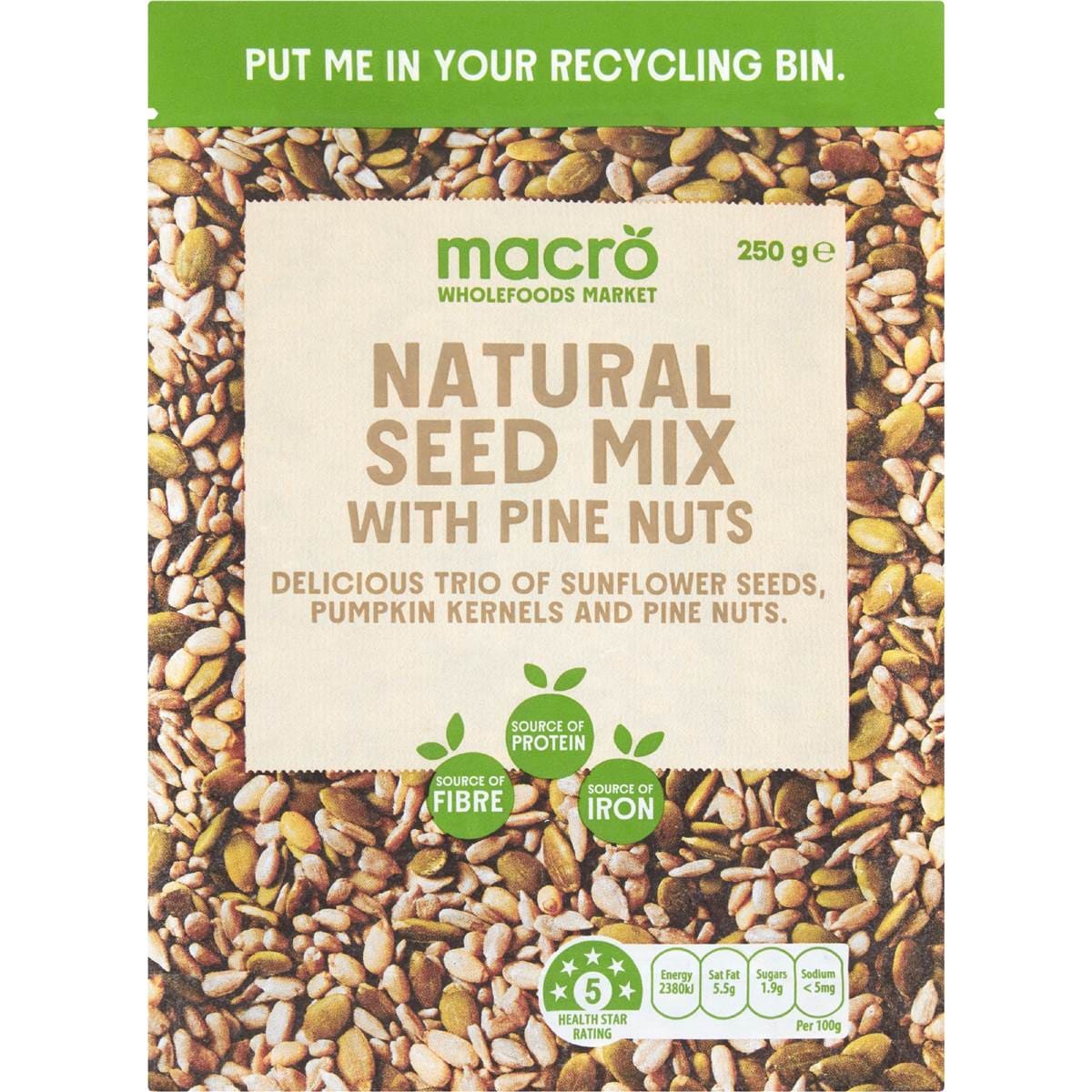 Macro Natural Seed Mix With Pine Nuts