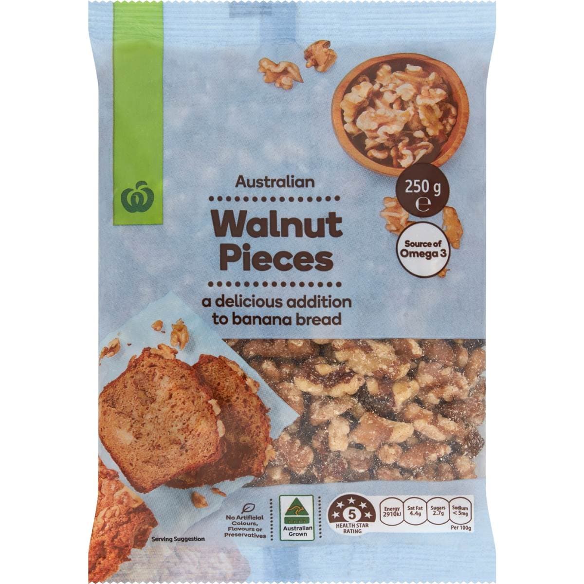 Calories in Woolworths Walnuts Kernel Calorie Counter Australia