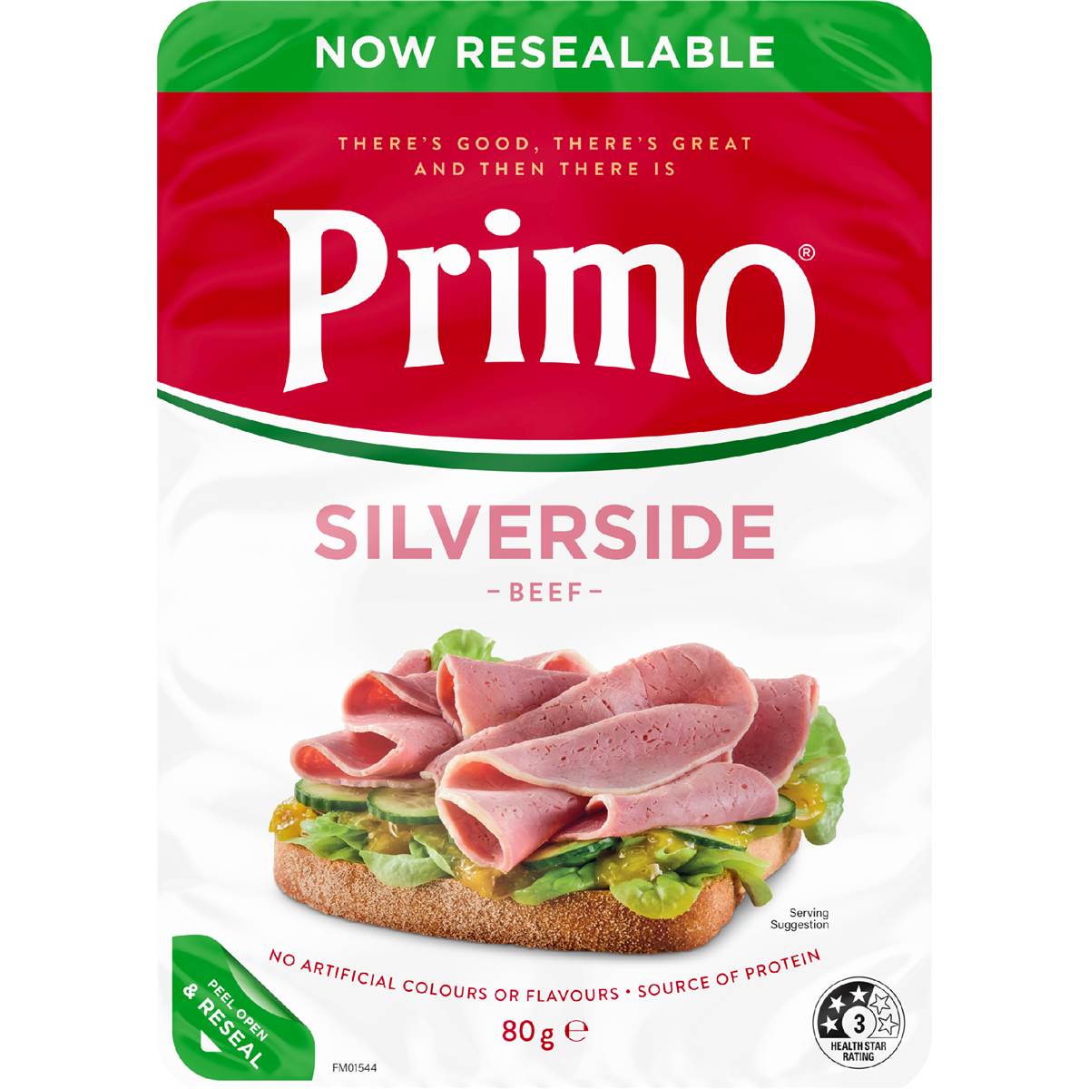 Primo Silverside Beef 80g