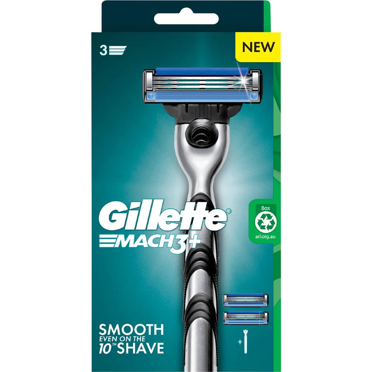 Gillette Mach3+ Shaving Razor each