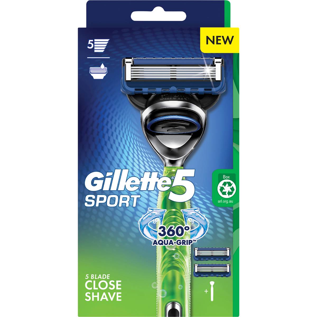 Gillette 5 Sport Mens Shaving Razor