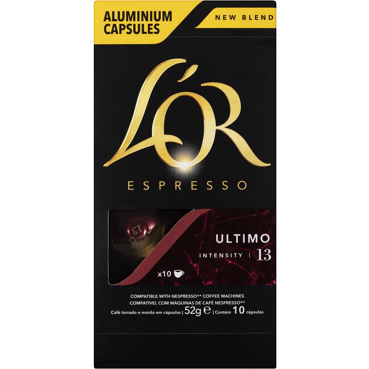 L'Or Espresso Ultimo Intensity 13 Coffee Pods 10 pack